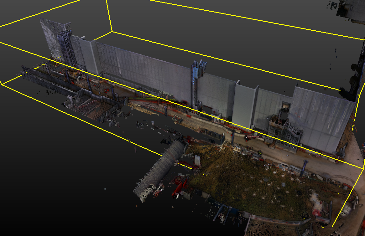 Nuage vue large chantier